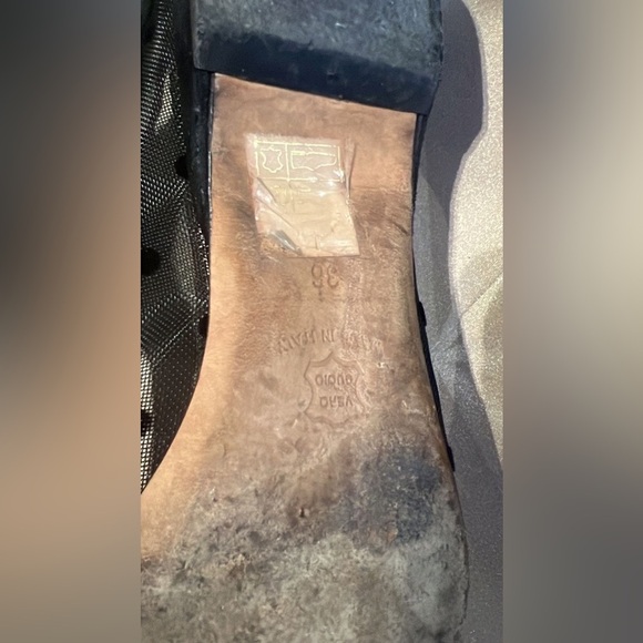 Made in Italy Giovanna Grazzini Elegant Black and Silver Women's Flats - Picture 4 of 6